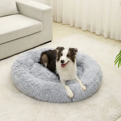 Plush Dog Bed Soft Long Cushion
