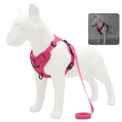 No-Pull Reflective Harness Set