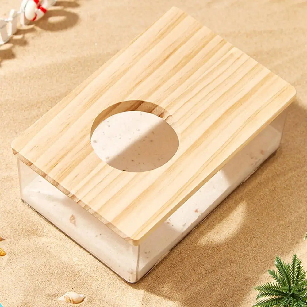 Hamster Transparent Sand Bath