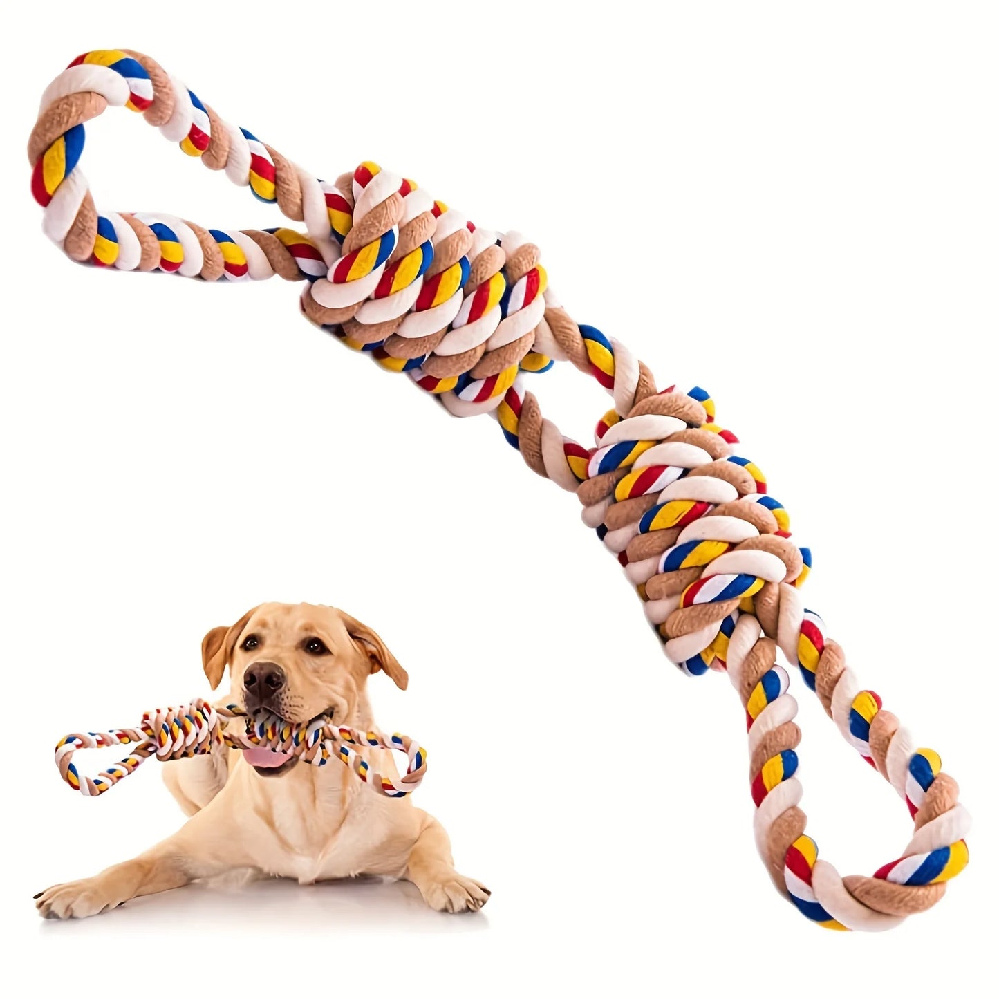 Indestructible Cotton Rope Dog Toy