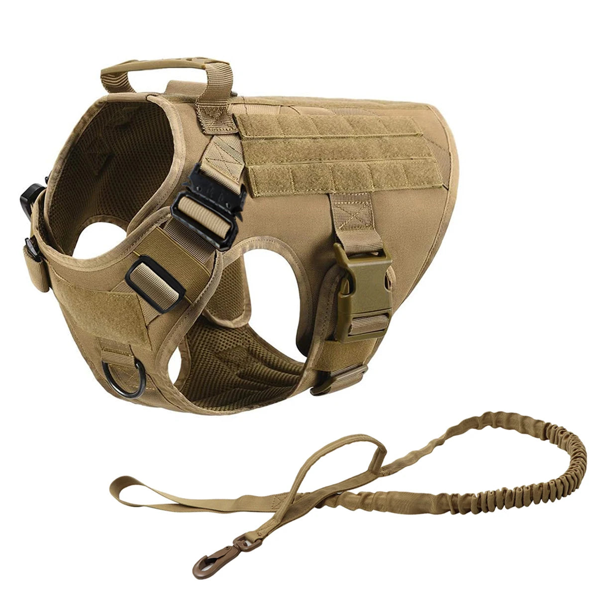 Military Tactical Dog Harness Set 4