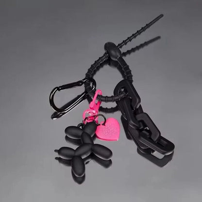 Y2K Balloon Dog Keychain