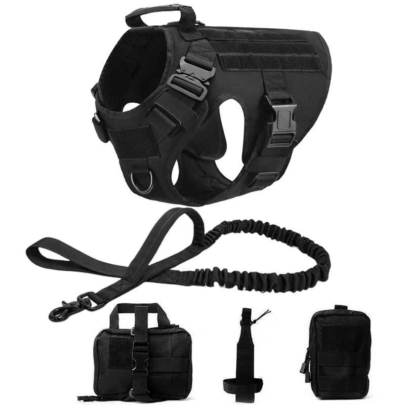 Military Tactical Dog Harness Set 2