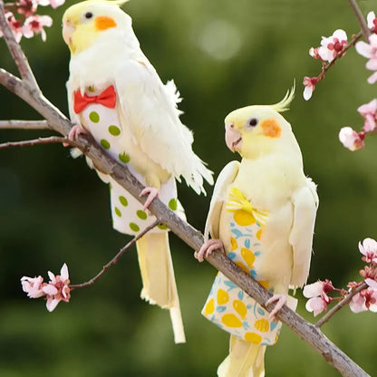 Floral Parrot Diaper