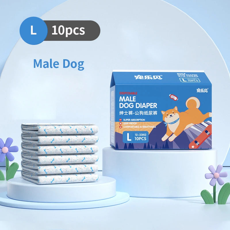 Dog Diapers 1 (10PCS)