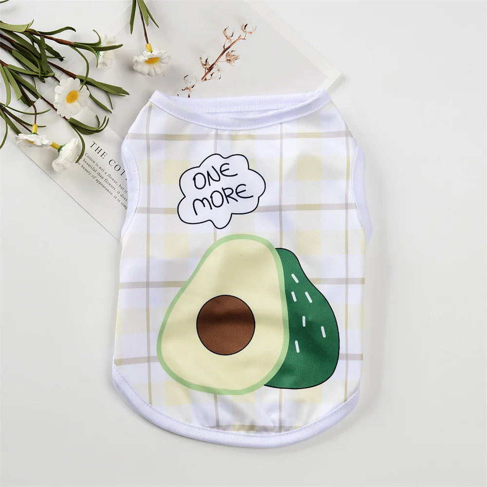 Summer Cartoon Pet Sleeveless Vest