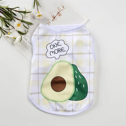 Summer Cartoon Pet Sleeveless Vest