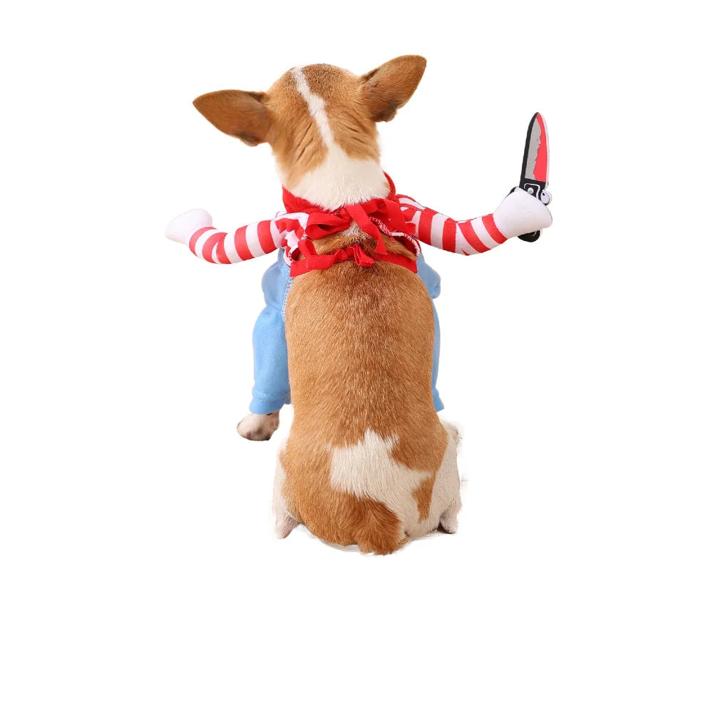 Knife-Holding Costume