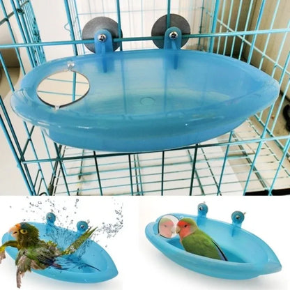 Bird Hanging Plastic Bath 2