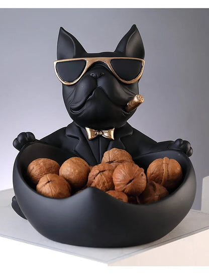 Dog Decorative Storage Sculpture