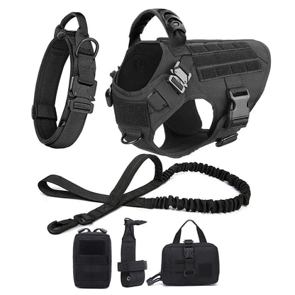 Military Tactical Dog Harness Set 3