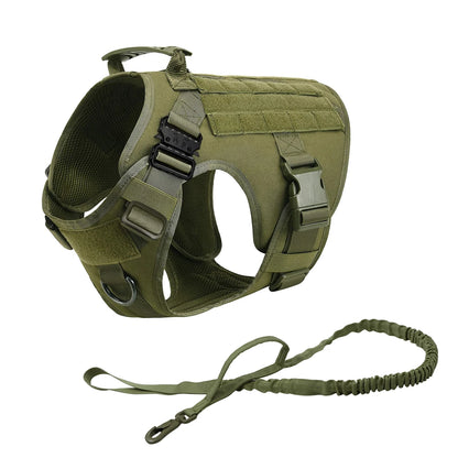 Military Tactical Dog Harness Set 4