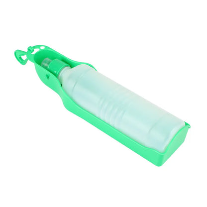 Portable Water Bottle with Folding Drinking Cup
