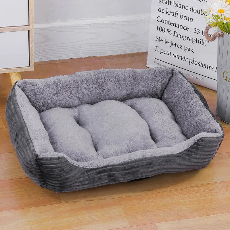 Square Plush Bed 8
