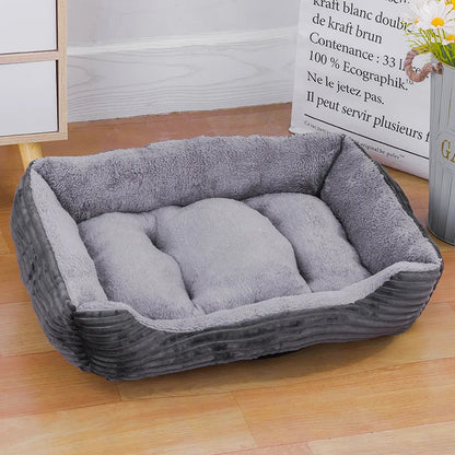 Square Plush Bed 8