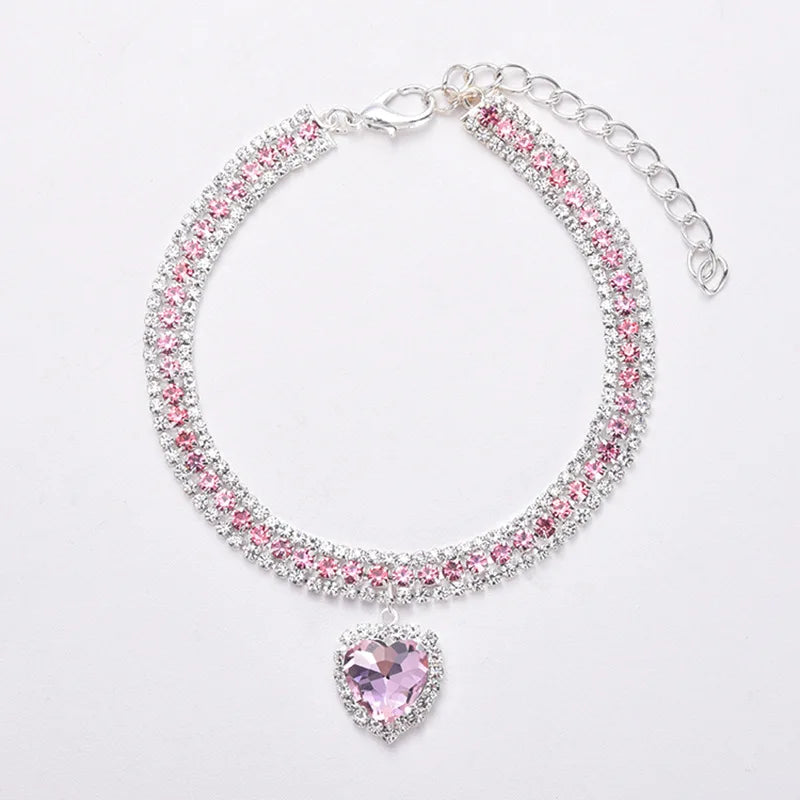 Diamond Bone Pendant Collar