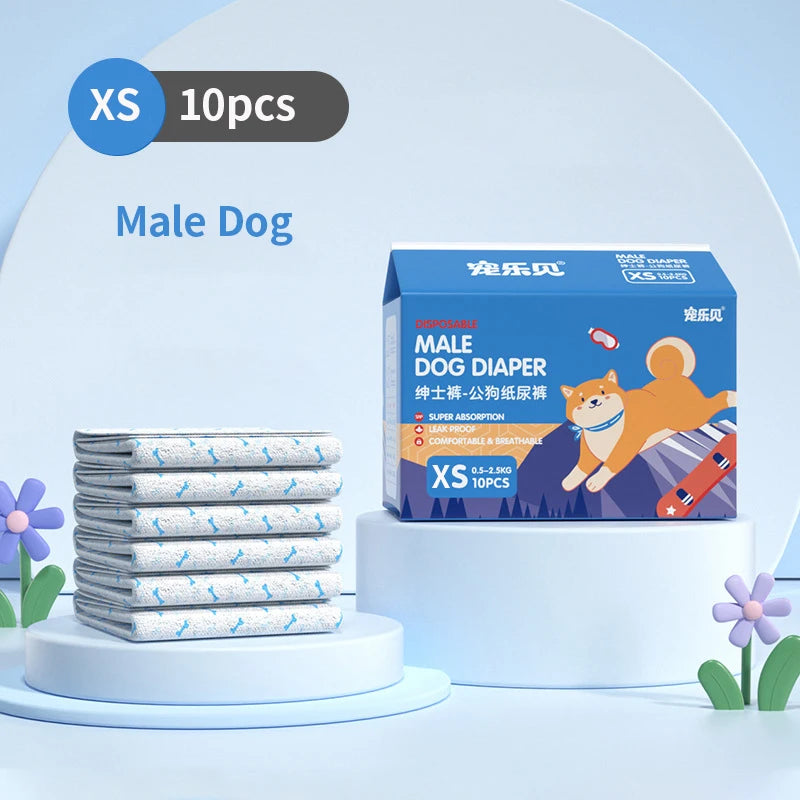 Dog Diapers 1 (10PCS)