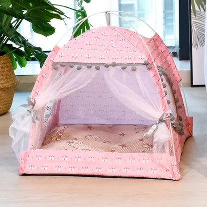 Cat Flower Tent Cave