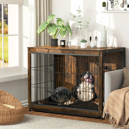 Furniture-Style Wooden Dog House