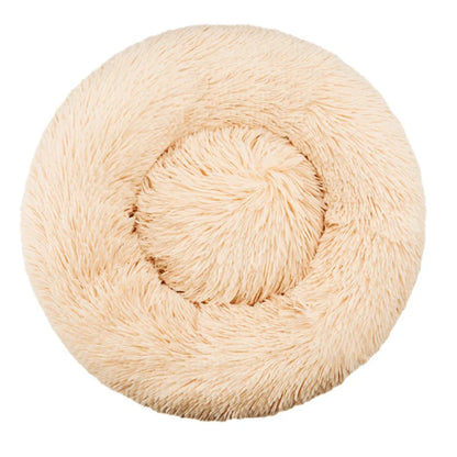 Round Plush Dog & Cat Bed