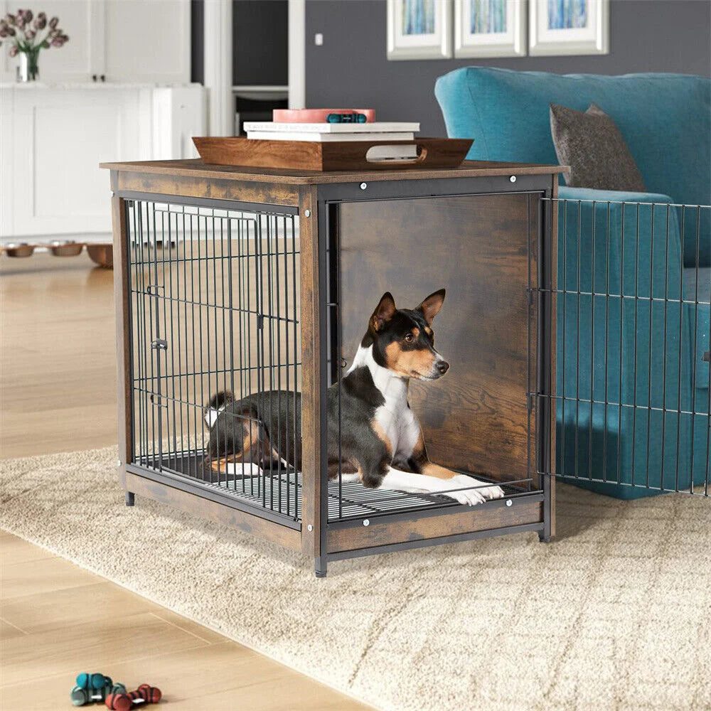 Furniture-Style Wooden Dog House