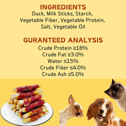 Duck & Milk Dog Treat Sticks