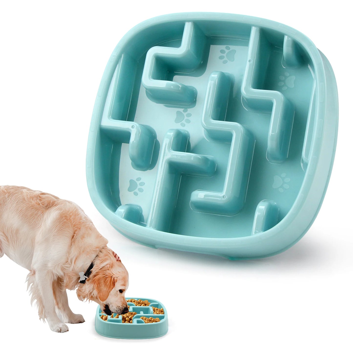 Fun Non-Slip Dog Slow Feeder Bowl