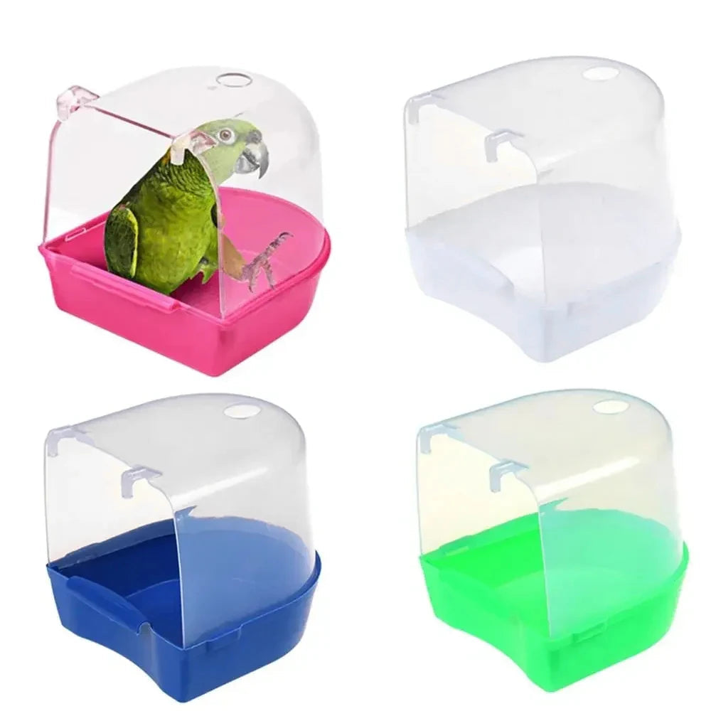 Bird Hanging Plastic Bath 1