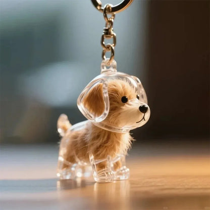 Dog Hair Storage Pendant Keychain 1