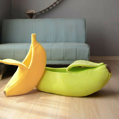 Banana Cozy Cat Mat Beds