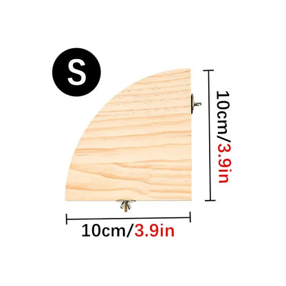 Bird Wooden Perch Stand