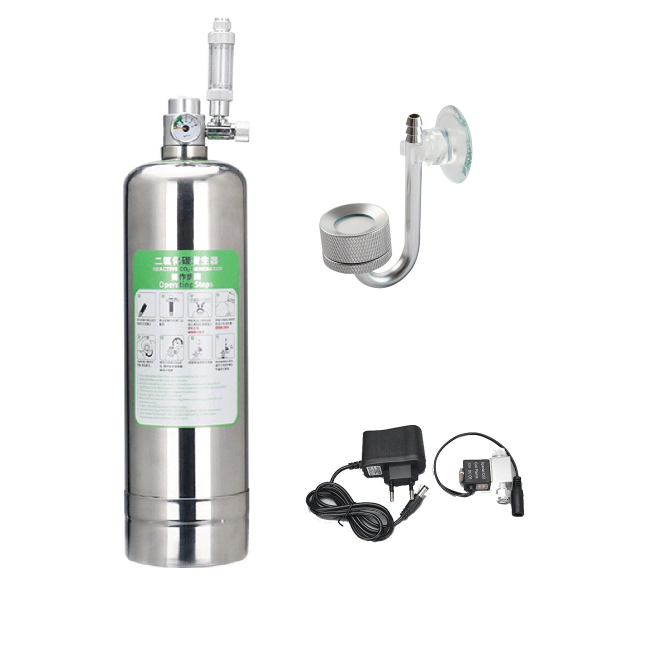 Stainless Steel CO2 Generator Kit
