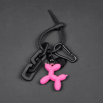 Y2K Balloon Dog Keychain