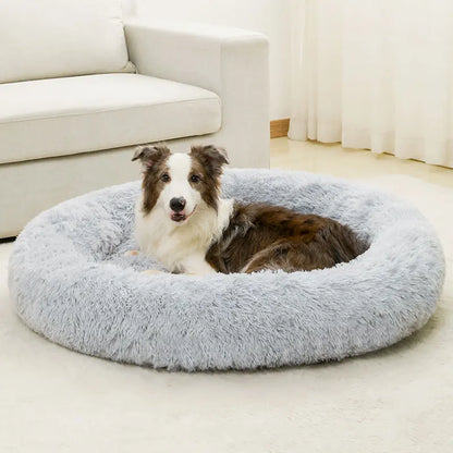 Plush Dog Bed Soft Long Cushion