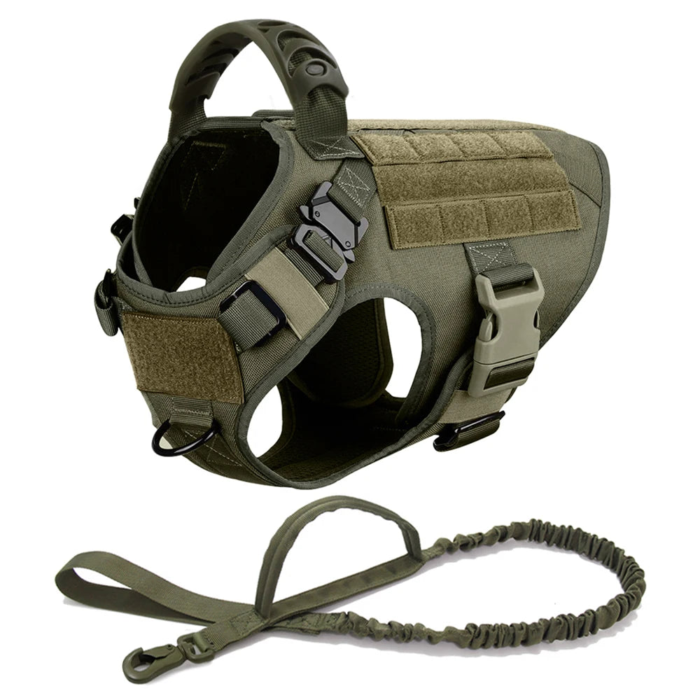 Military Tactical Dog Harness Set 3