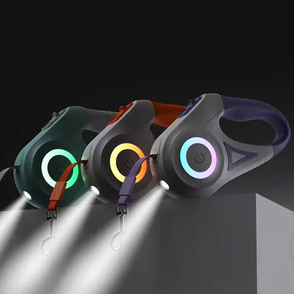 LED Retractable Leash