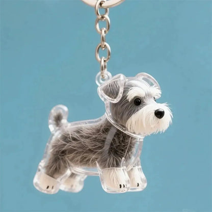 Dog Hair Storage Pendant Keychain 1