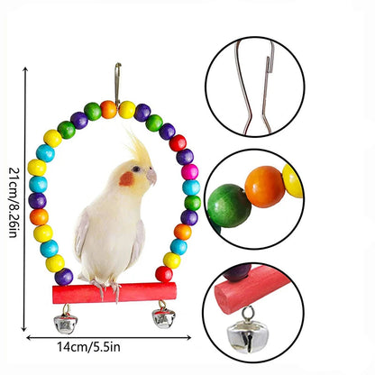 Wood Swings & Toys Set (7pcs)