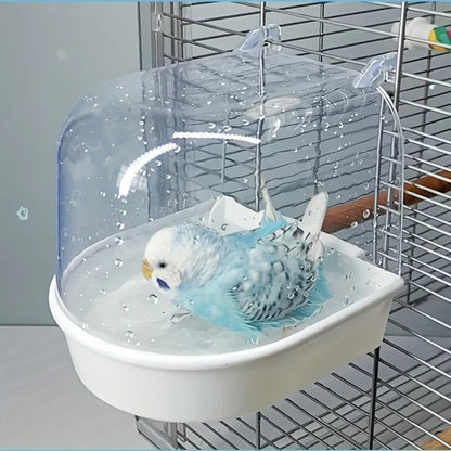 Bird Hanging Plastic Bath 8