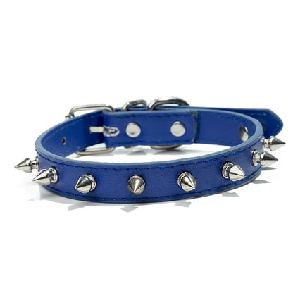 Spiked Leather Collar