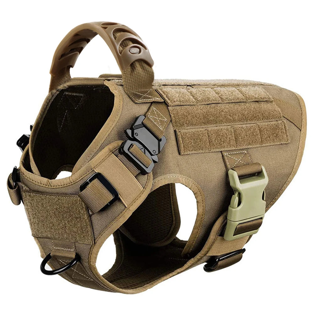Military Tactical Dog Harness Set 3