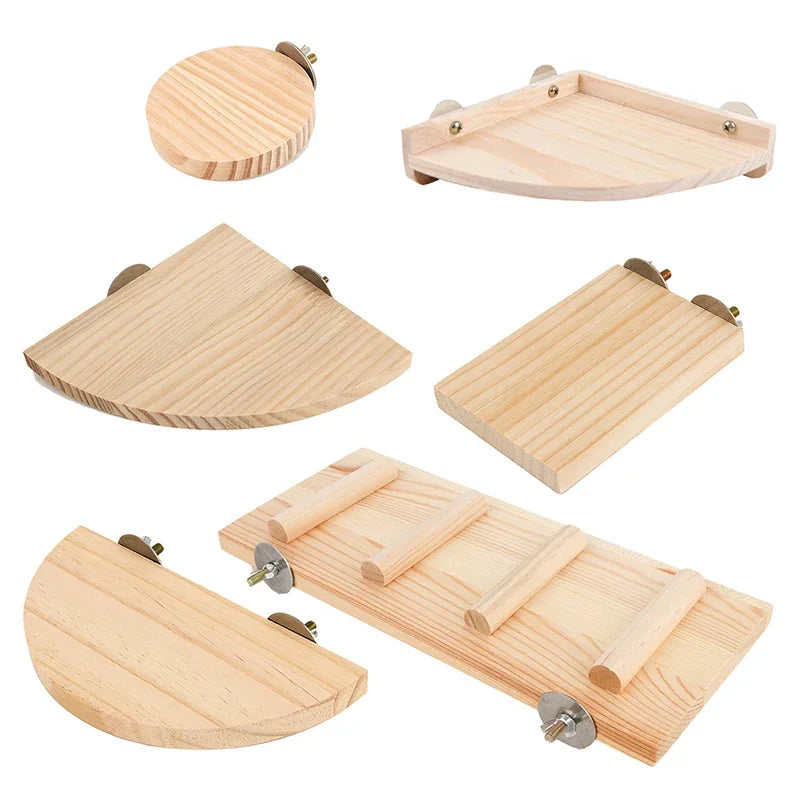 Bird Wooden Platform Stand