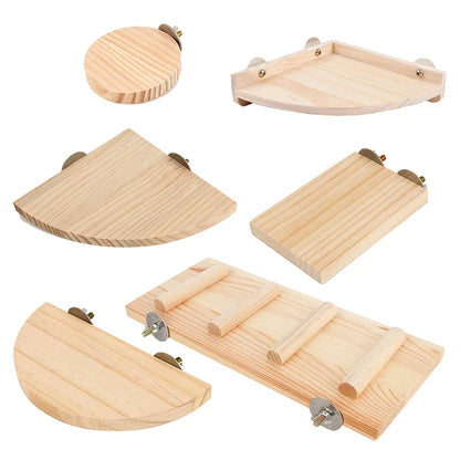 Bird Wooden Platform Stand