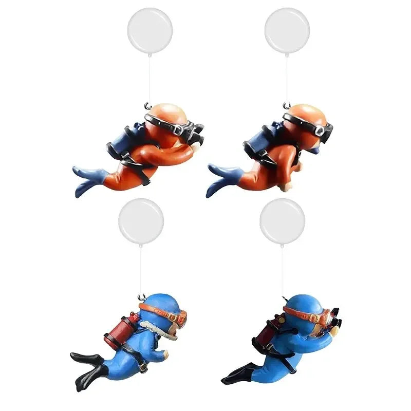Divers Aquarium Figures