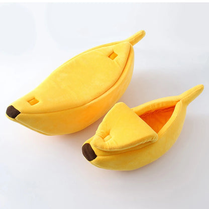 Banana Cozy Cat Mat Beds
