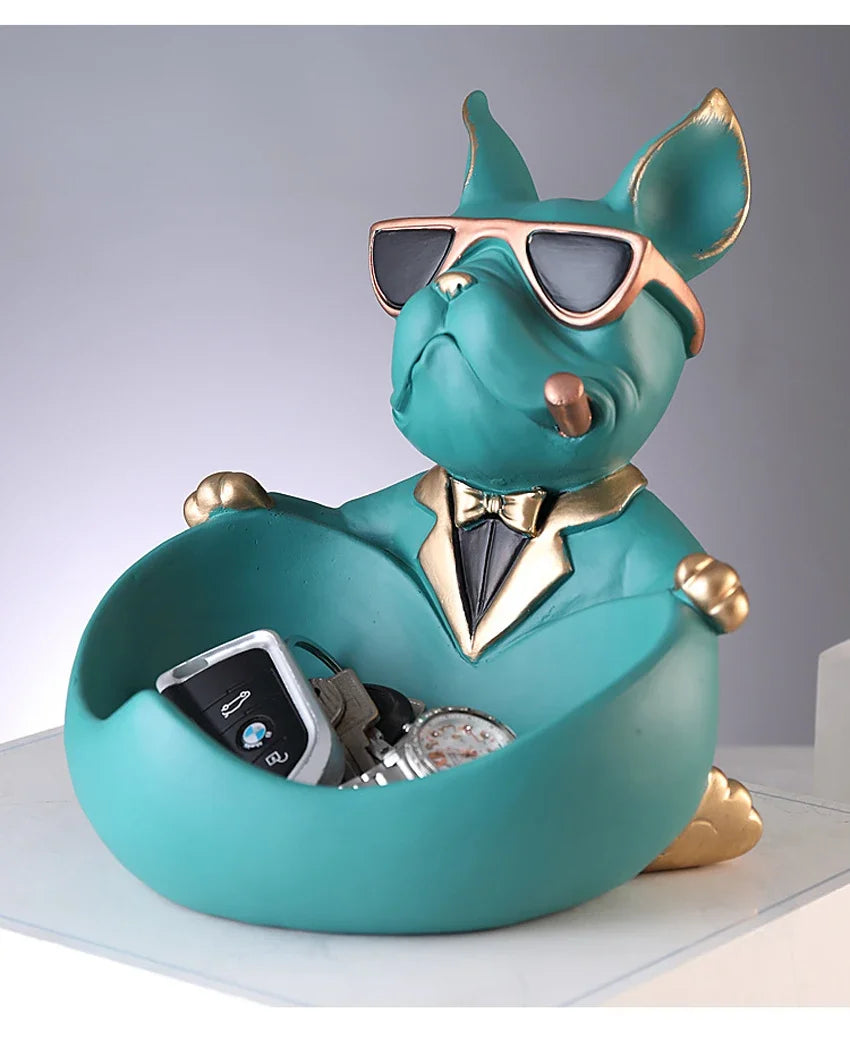 Dog Decorative Storage Sculpture