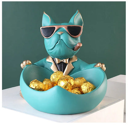 Dog Decorative Storage Sculpture