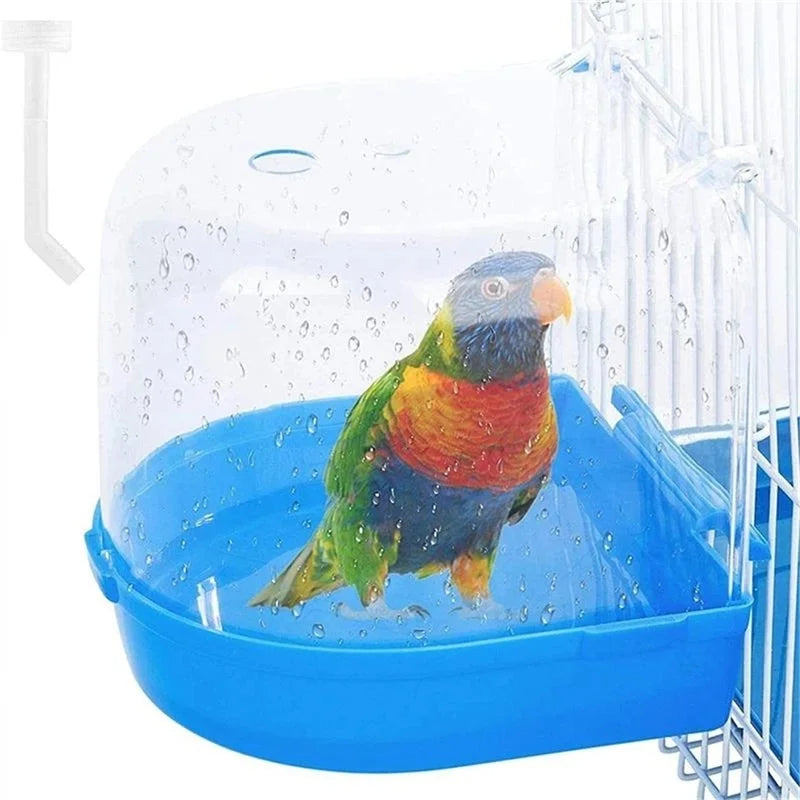 Bird Hanging Plastic Bath