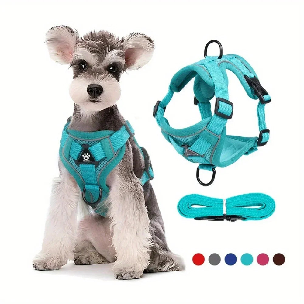 No-Pull Reflective Harness Set