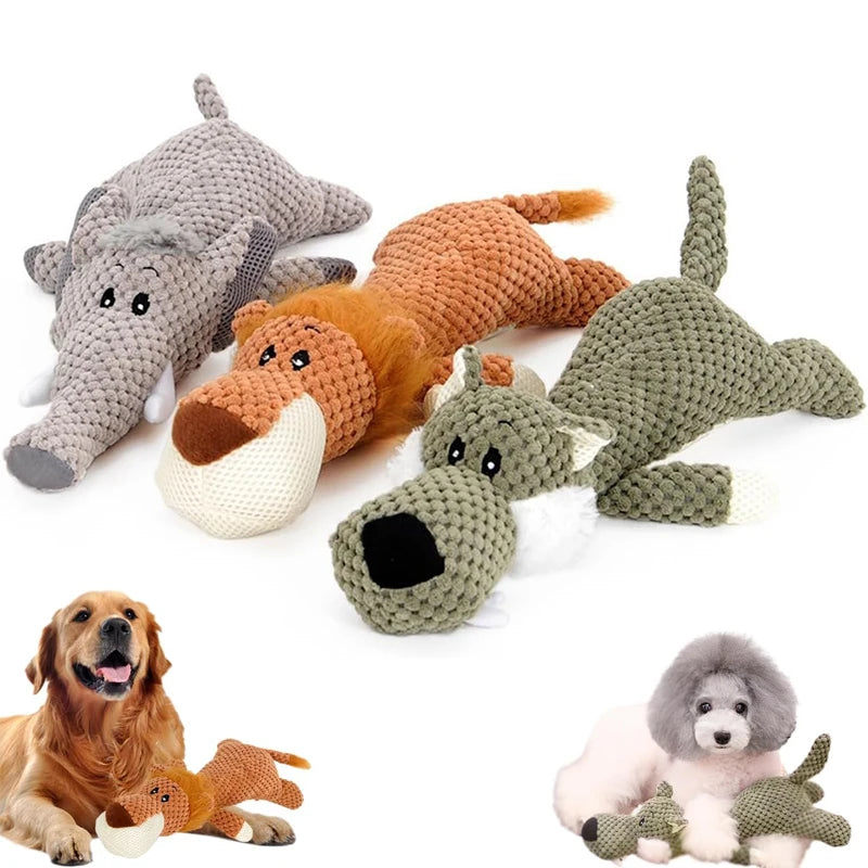 Squash Plush Dog Toy